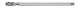 Phantom UNI HSS-E Machinetap Metrisch, lang, blind, dunne schacht M8