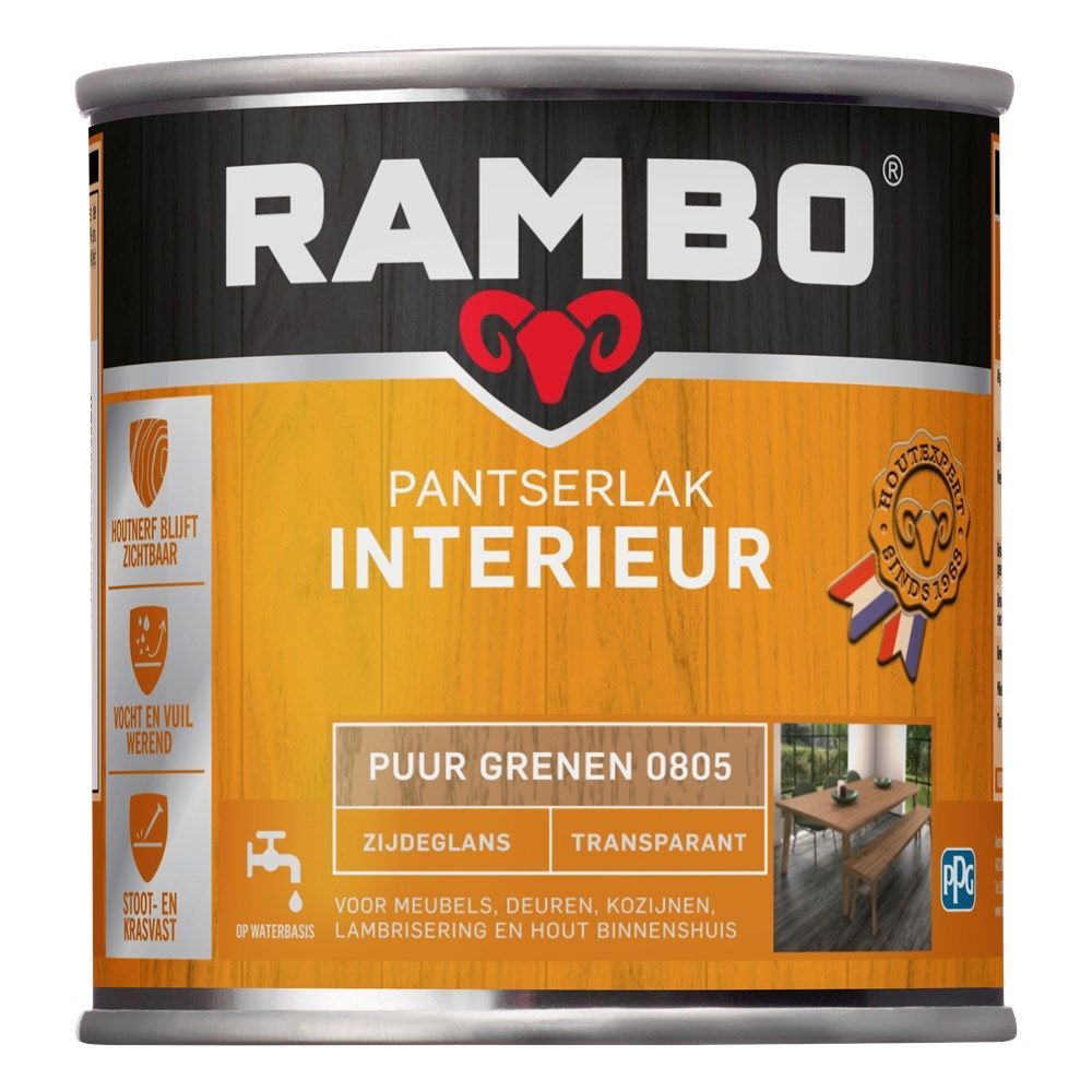 Rambo Pantserlak Interieur Transparant Puur Grenen kopen? Scherpe prijs geleverd